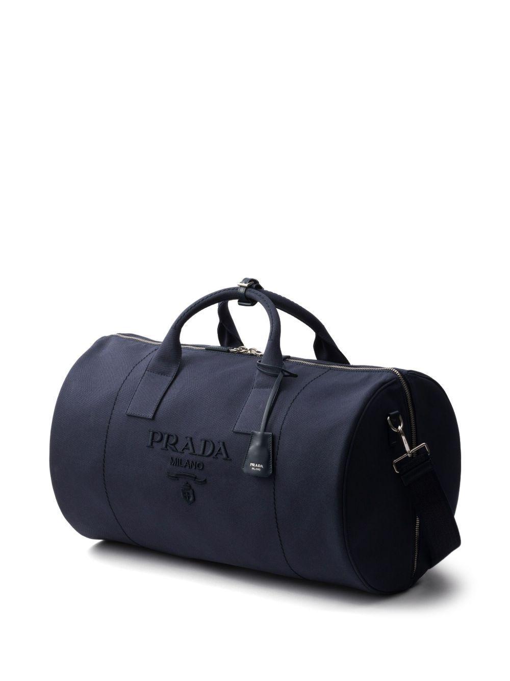 logo-embossed duffle bag Product Image