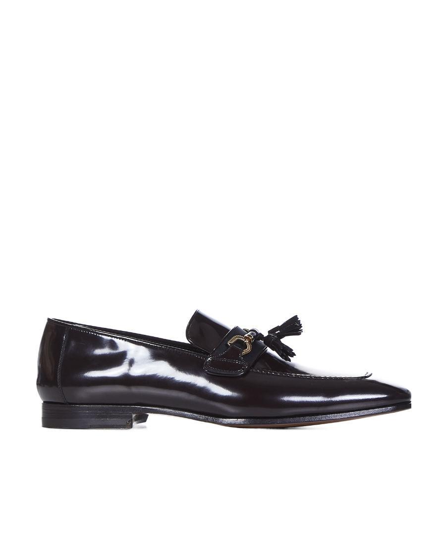 TOM FORD Leather Loafers In Marrón Product Image