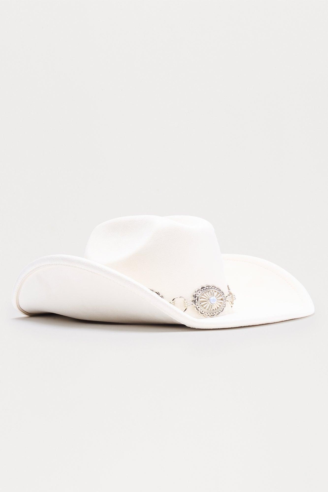 Free Riders Cowboy Hat - White Female Product Image