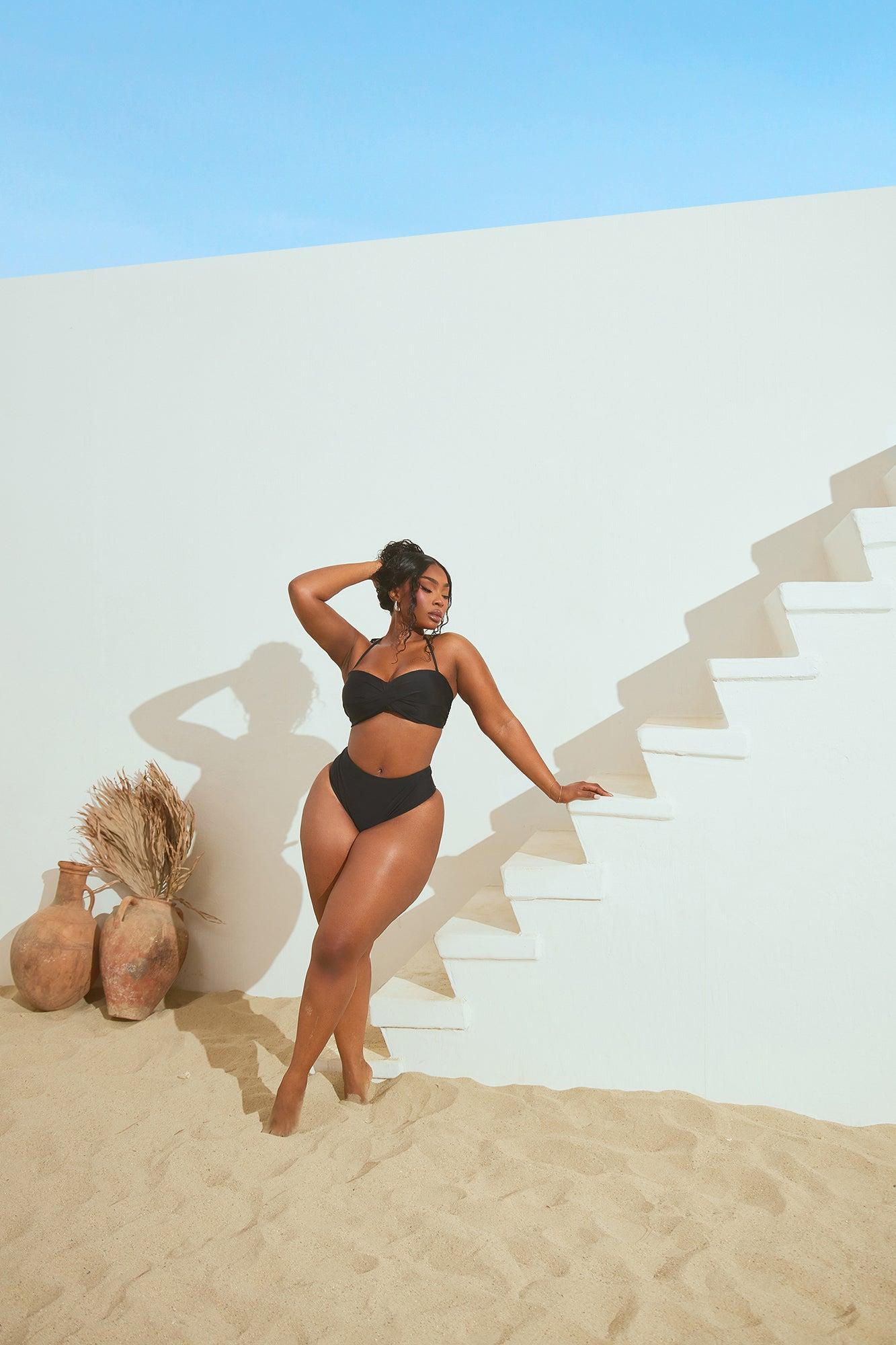 Summer Chill 2 Piece Bikini - Black Product Image