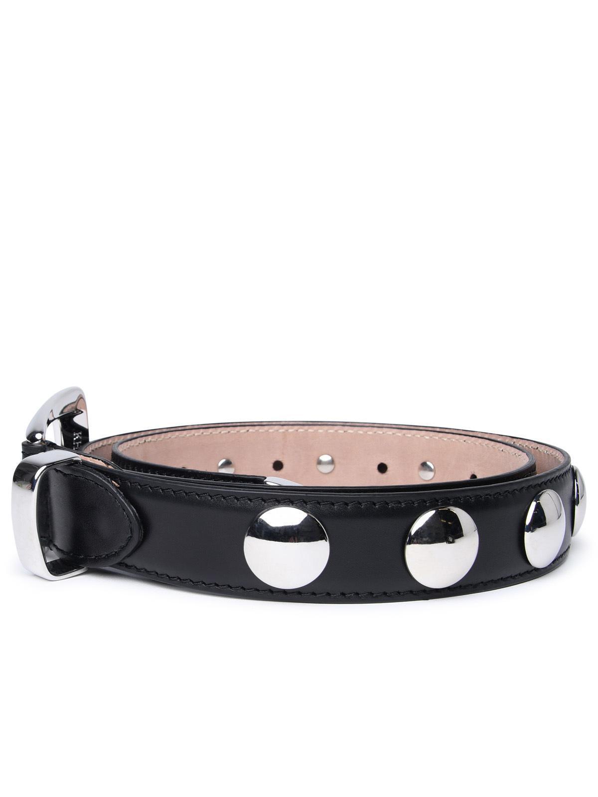 Black Leather Belt Product Image