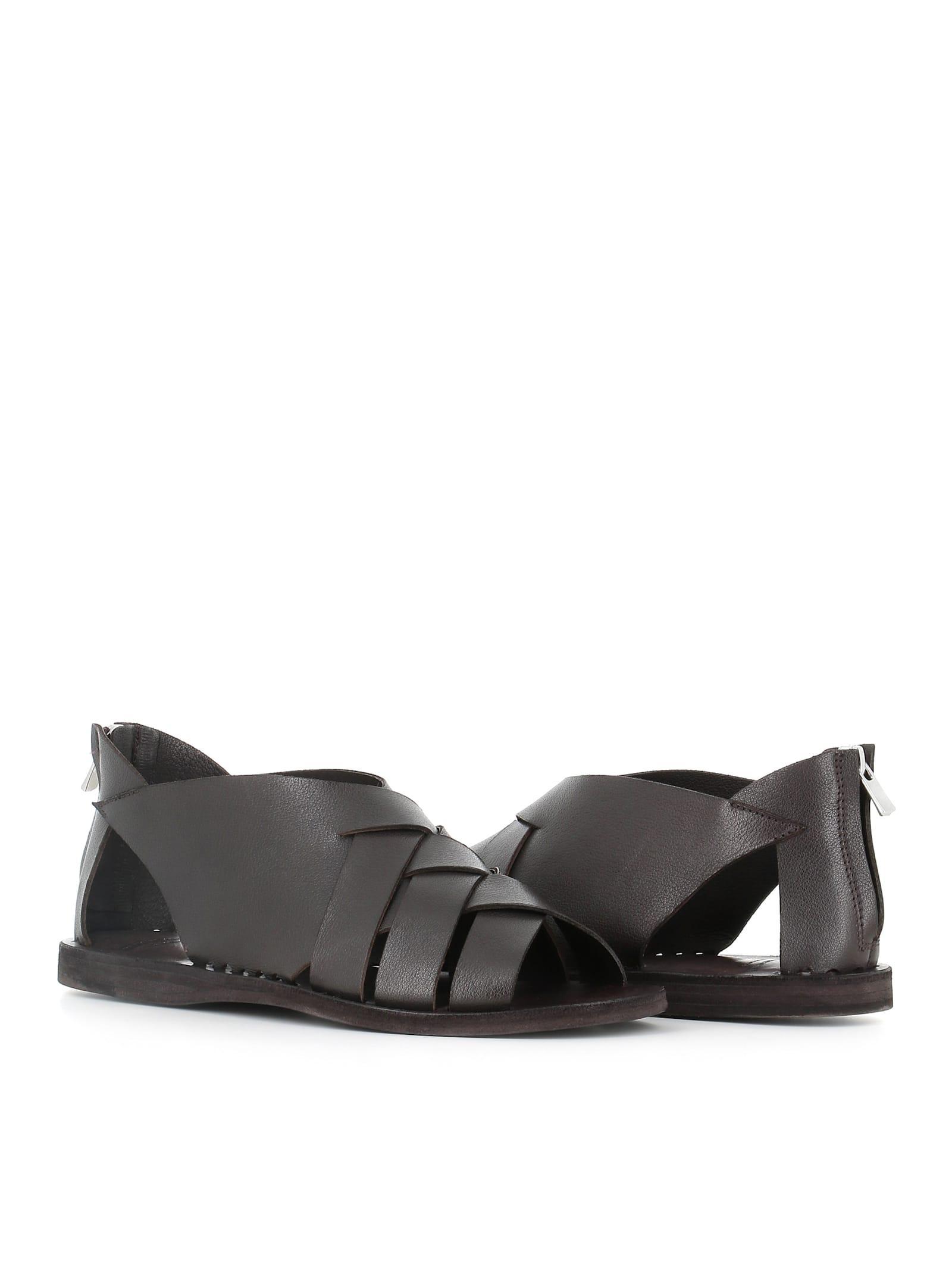 OFFICINE CREATIVE Sandal Itaca/048 In Brown Product Image