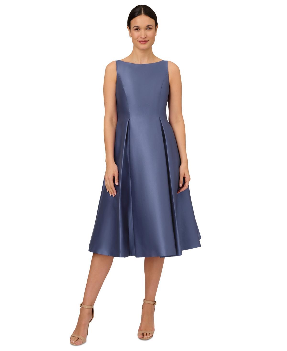 Adrianna Papell Boat-Neck A-Line Dress Product Image