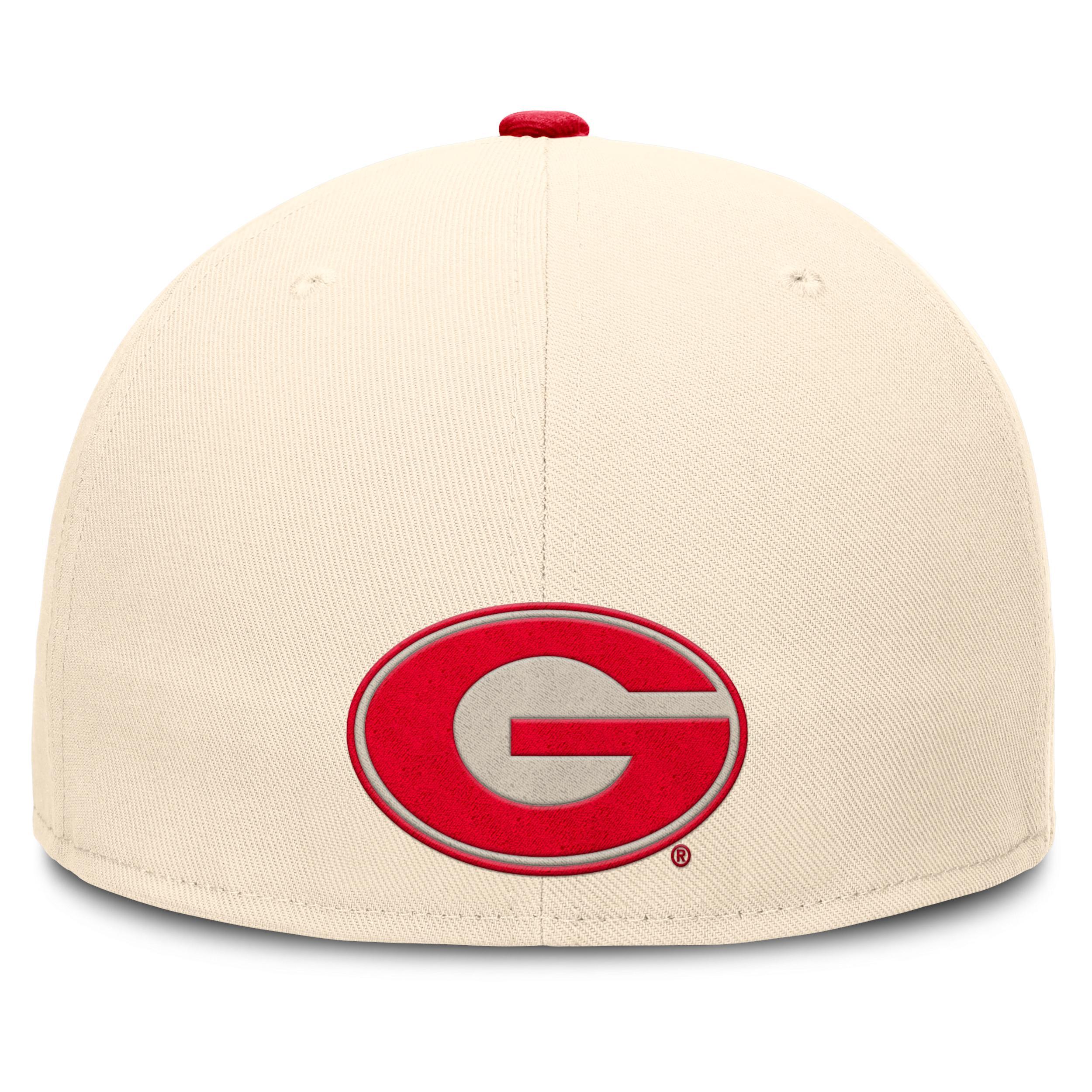 Georgia Bulldogs Primetime True Nike Men's Dri-FIT College Fitted Hat Product Image