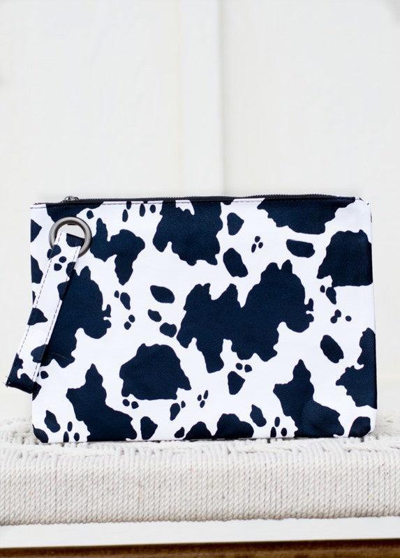 Cow Print Oversized Everyday Clutch Product Image