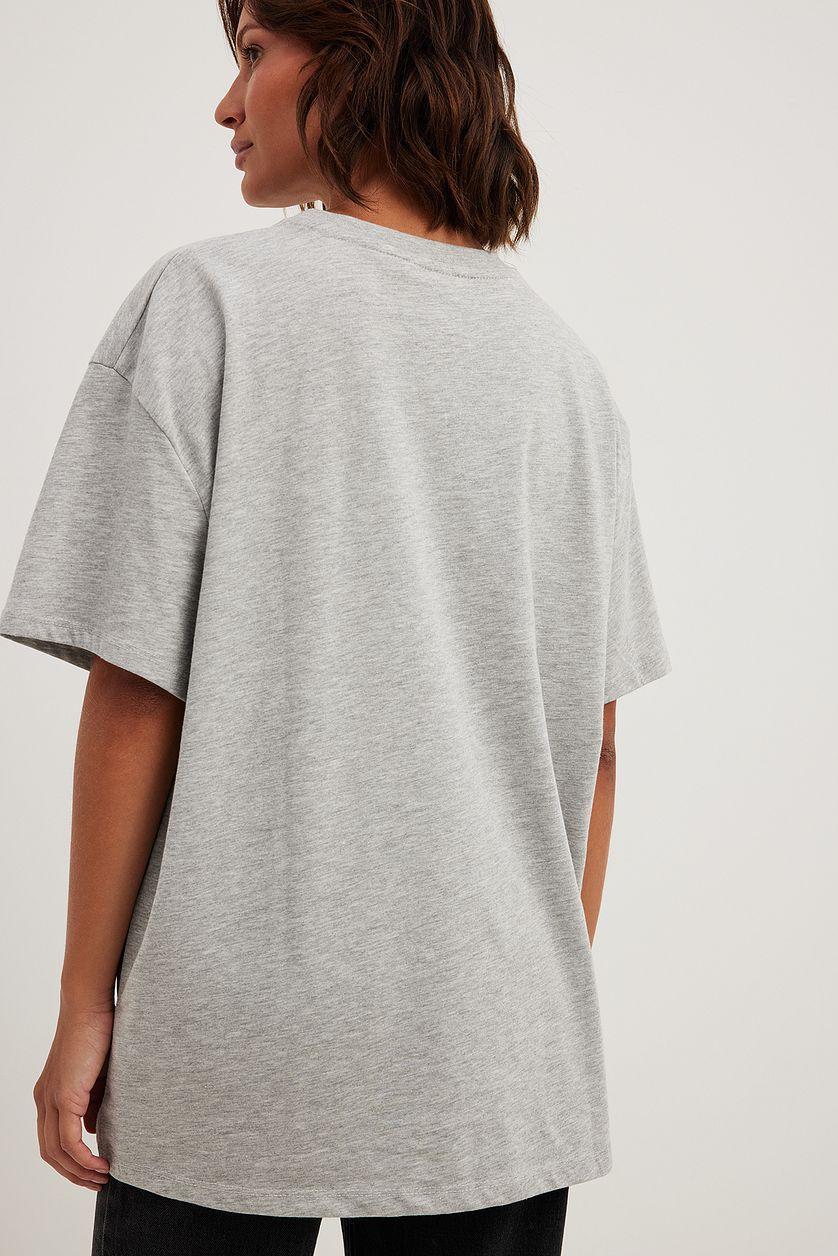 Round Neck Oversized Tee Product Image