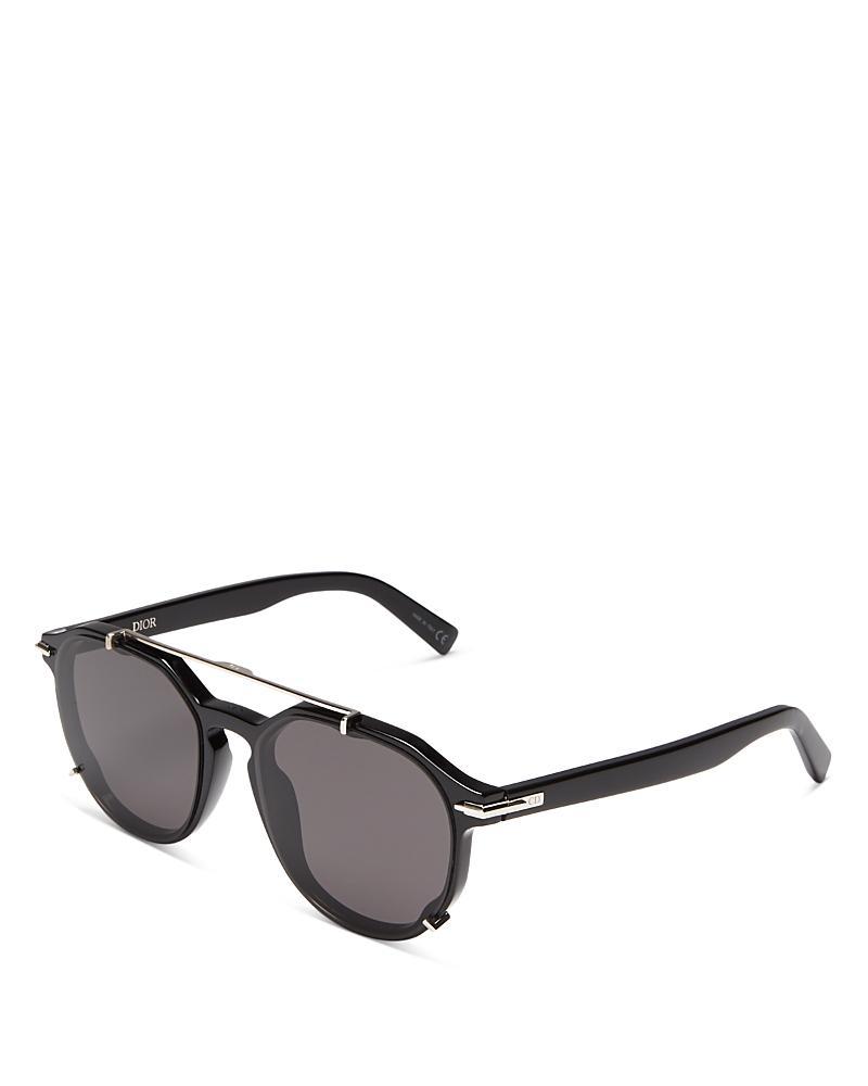 Mens DiorBlackSuit RI 56MM Round Sunglasses Product Image