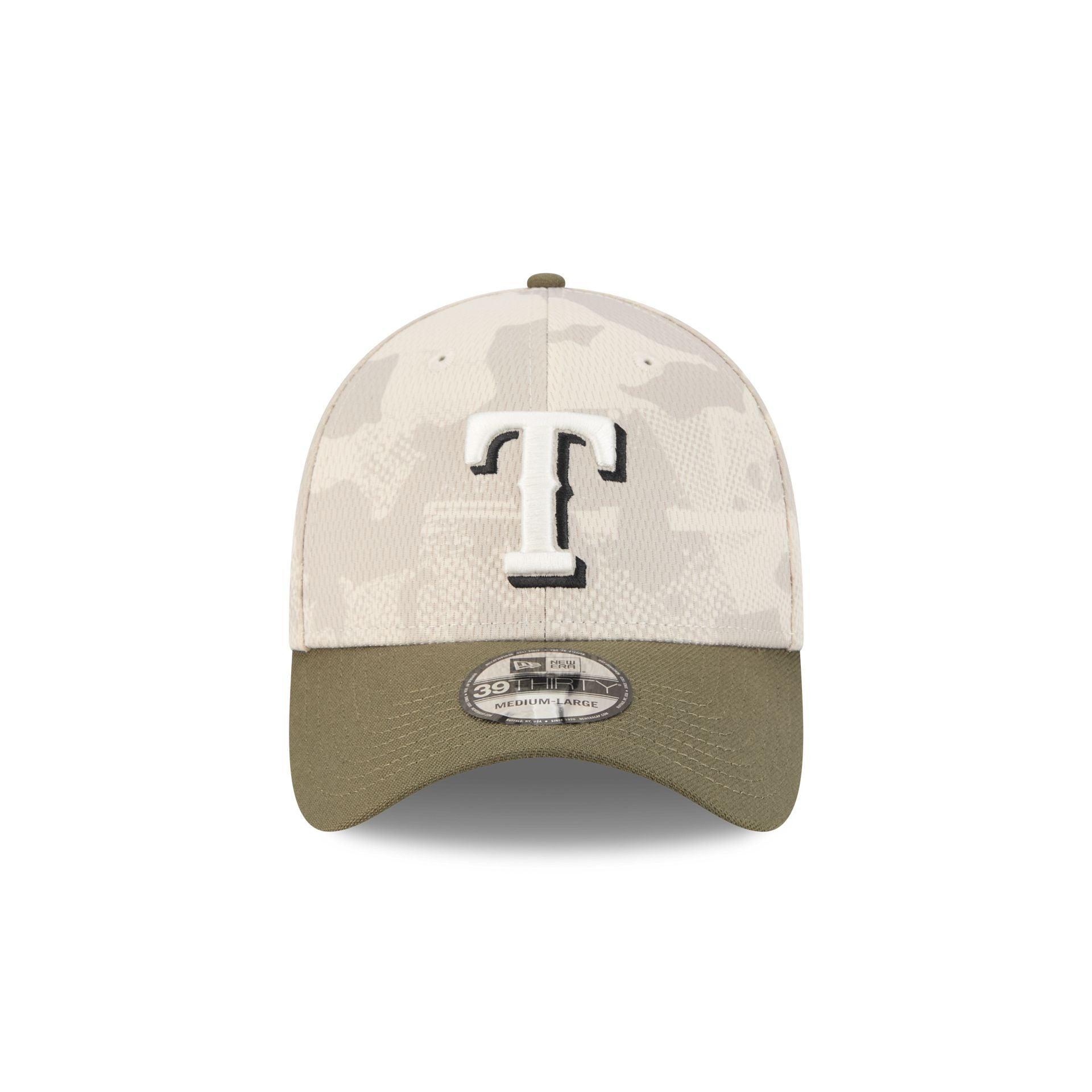 Texas Rangers Armed Forces Day 2025 39THIRTY Stretch Fit Hat Male Product Image