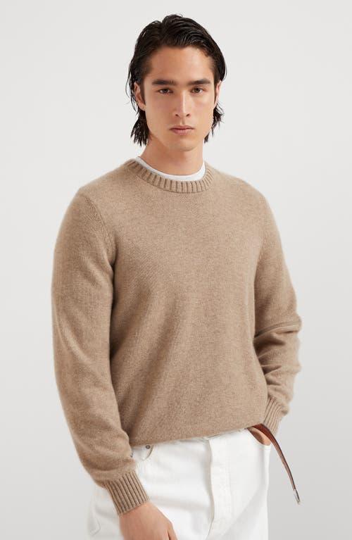 BRUNELLO CUCINELLI Cashmere Sweater In Brown Product Image