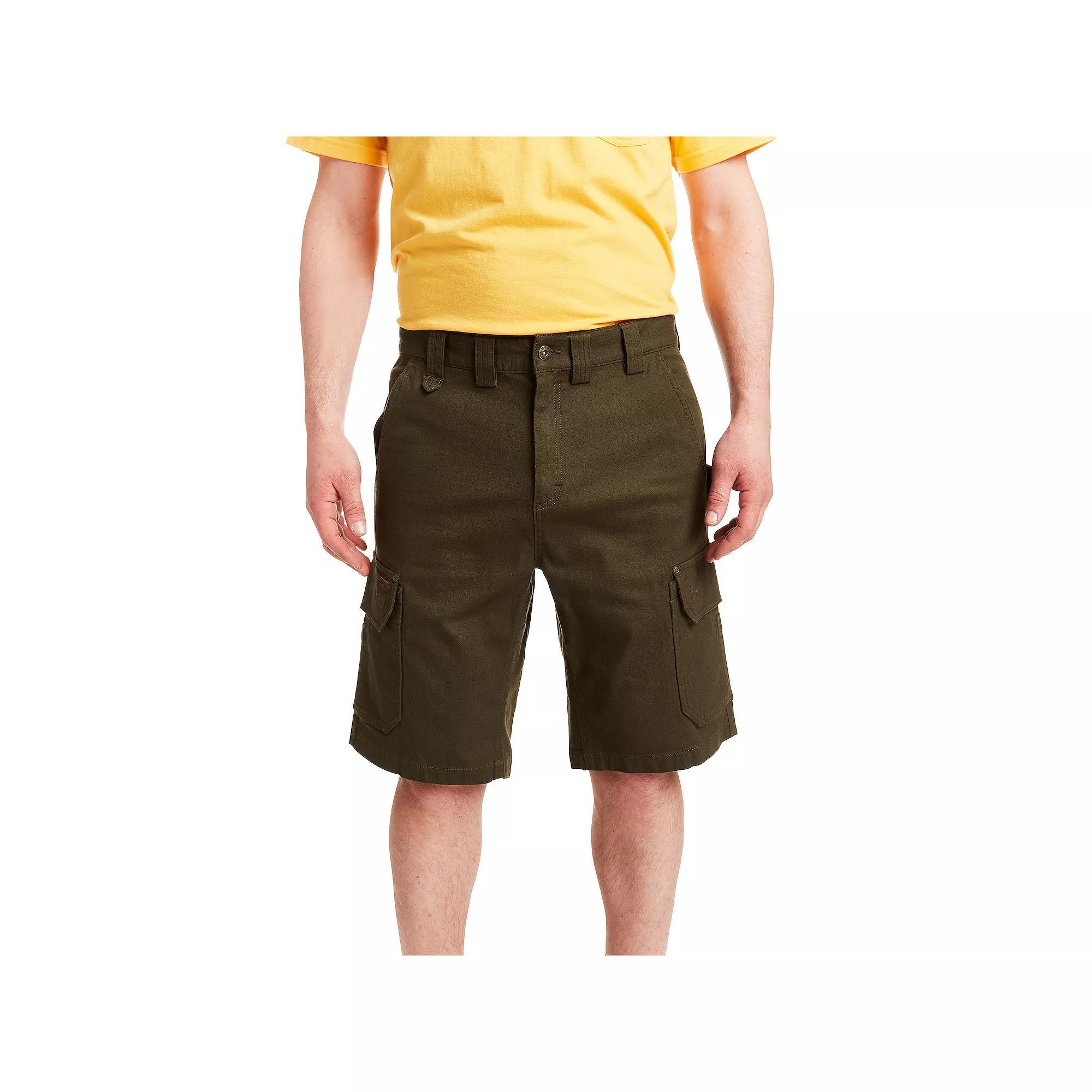Men's Smith's Workwear 11-inch Relaxed-Fit Stretch Duck Canvas Cargo Shorts,  Product Image