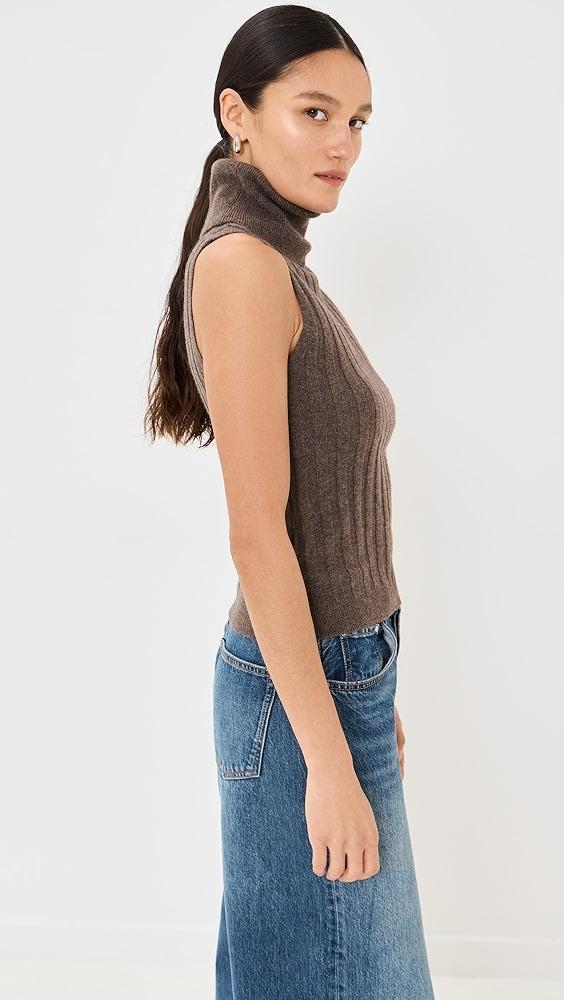 Reformation Rowyn Cashmere Turtleneck Tank | Shopbop Product Image