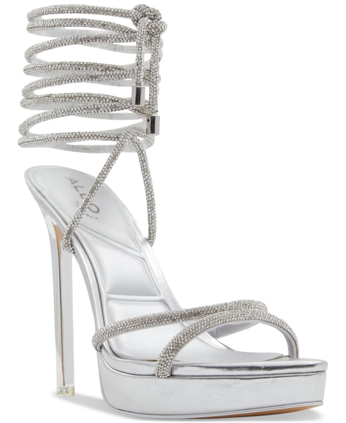 Izabella Silver Women's Strappy sandals | ALDO US Product Image