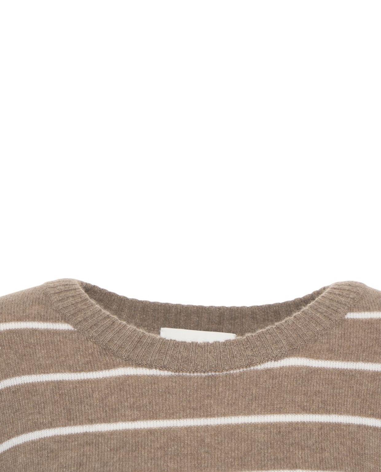 Striped knit sweater Product Image