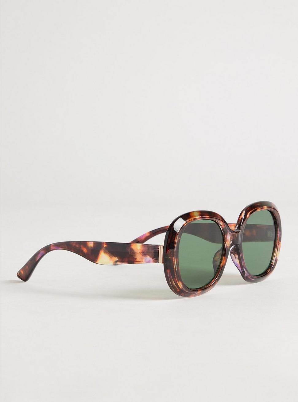 Square Oval Smoke Lens Sunglasses Product Image