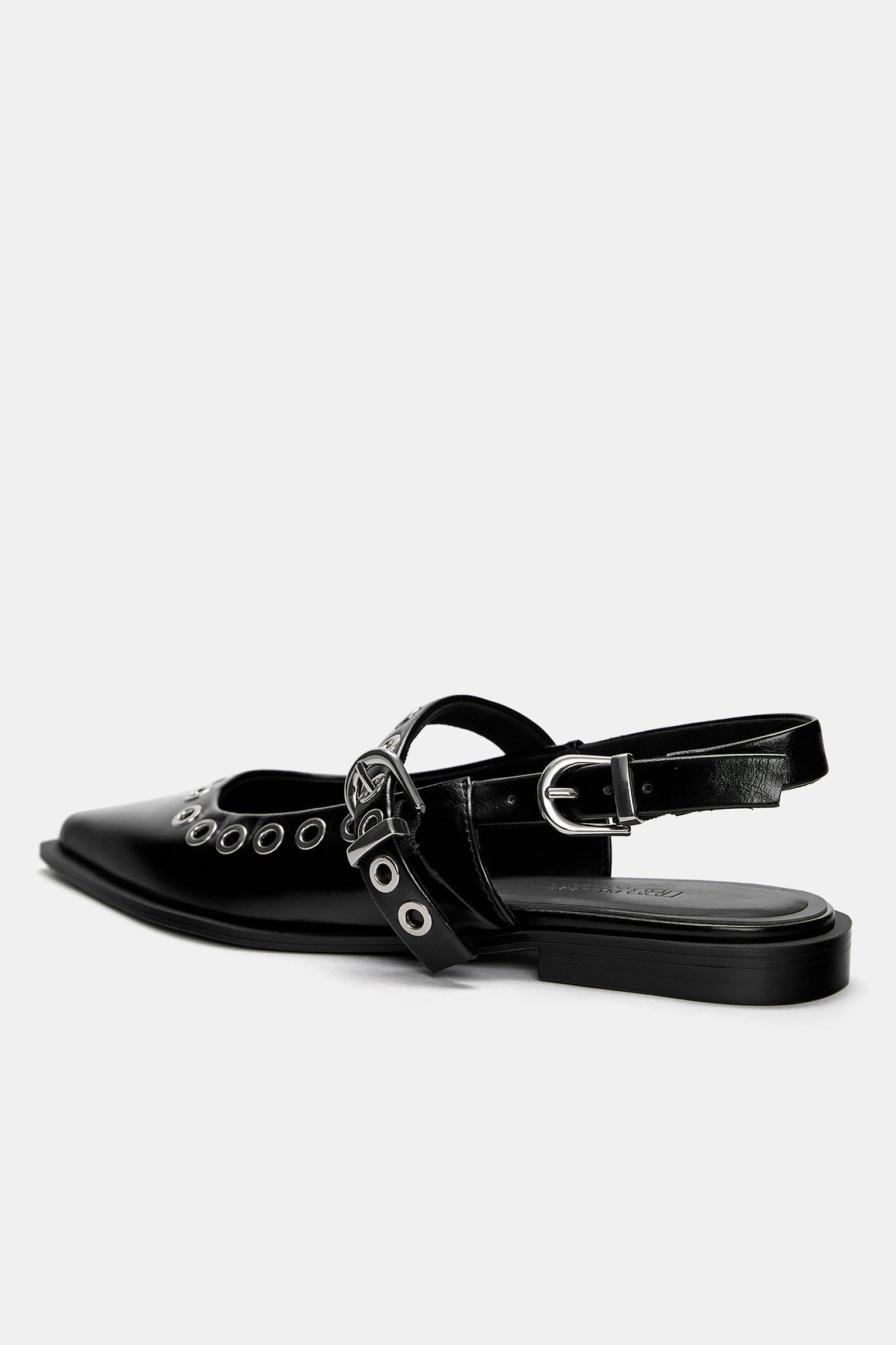 Studded slingback shoes Product Image