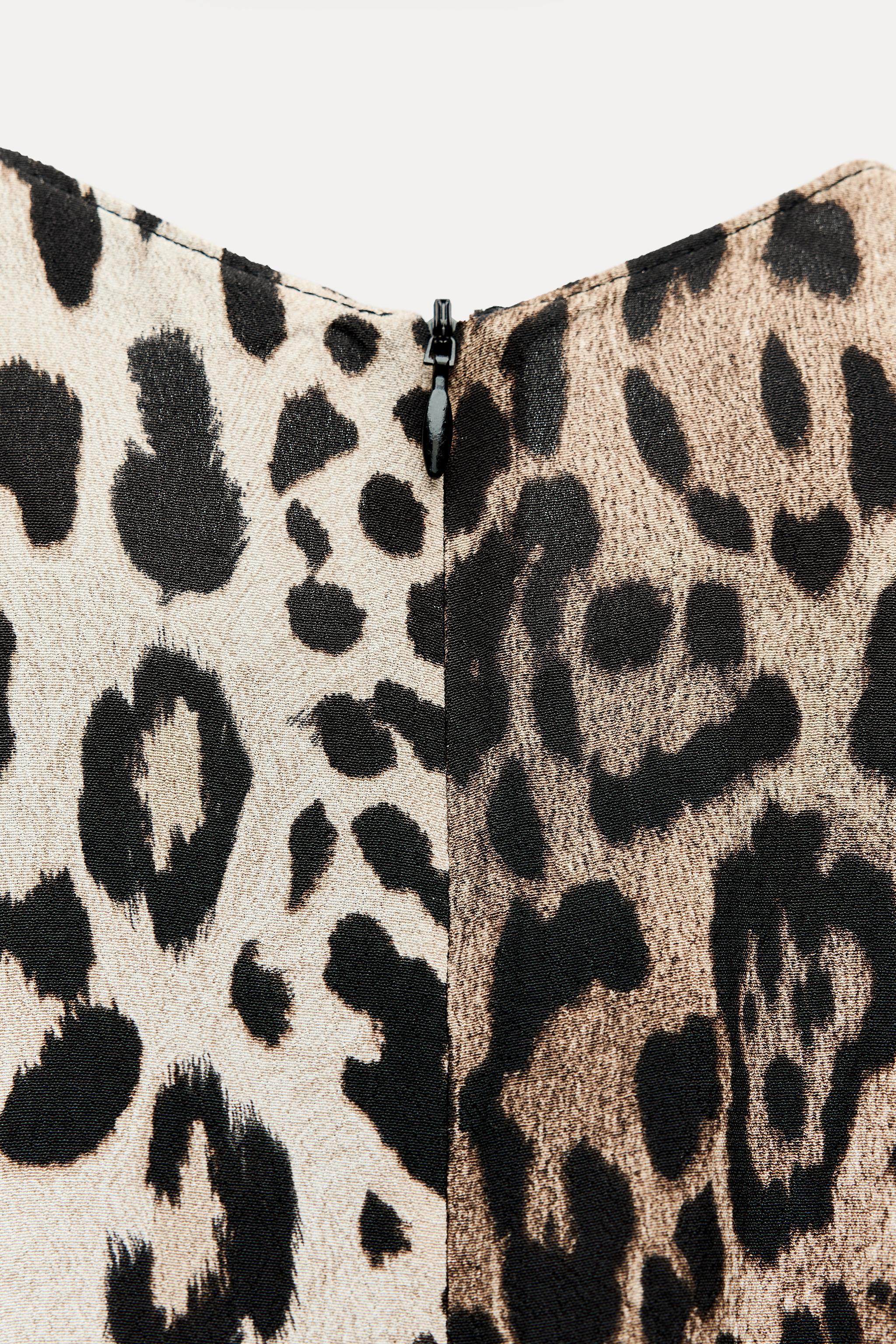 ANIMAL PRINT DRESS ZW COLLECTION Product Image