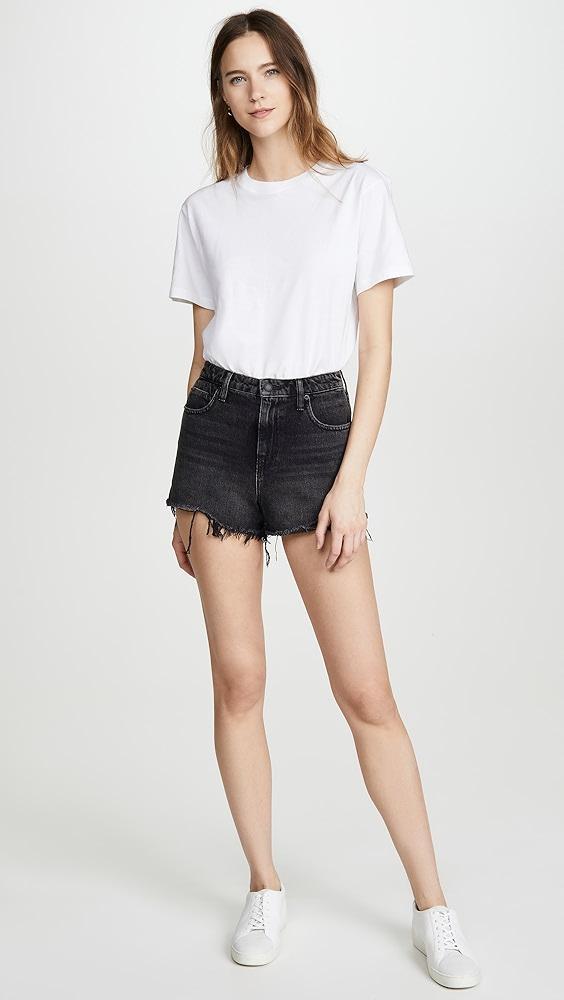 Alexander Wang Bite Grey Aged Shorts | Shopbop Product Image