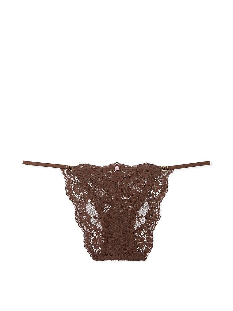 Lace Adjustable String Bikini Panty Product Image