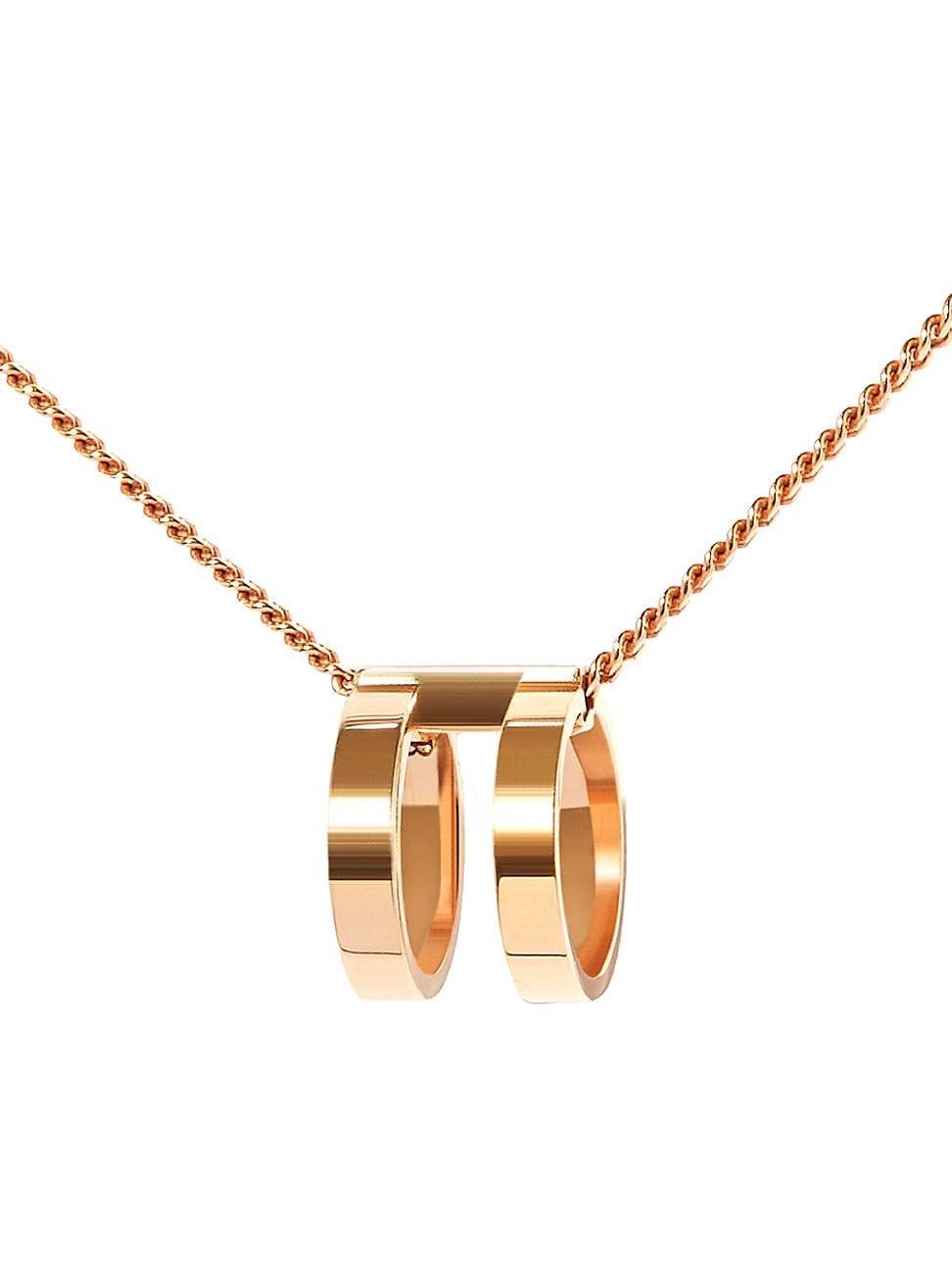 Womens Berbere 18K Rose Gold Pendant Necklace Product Image