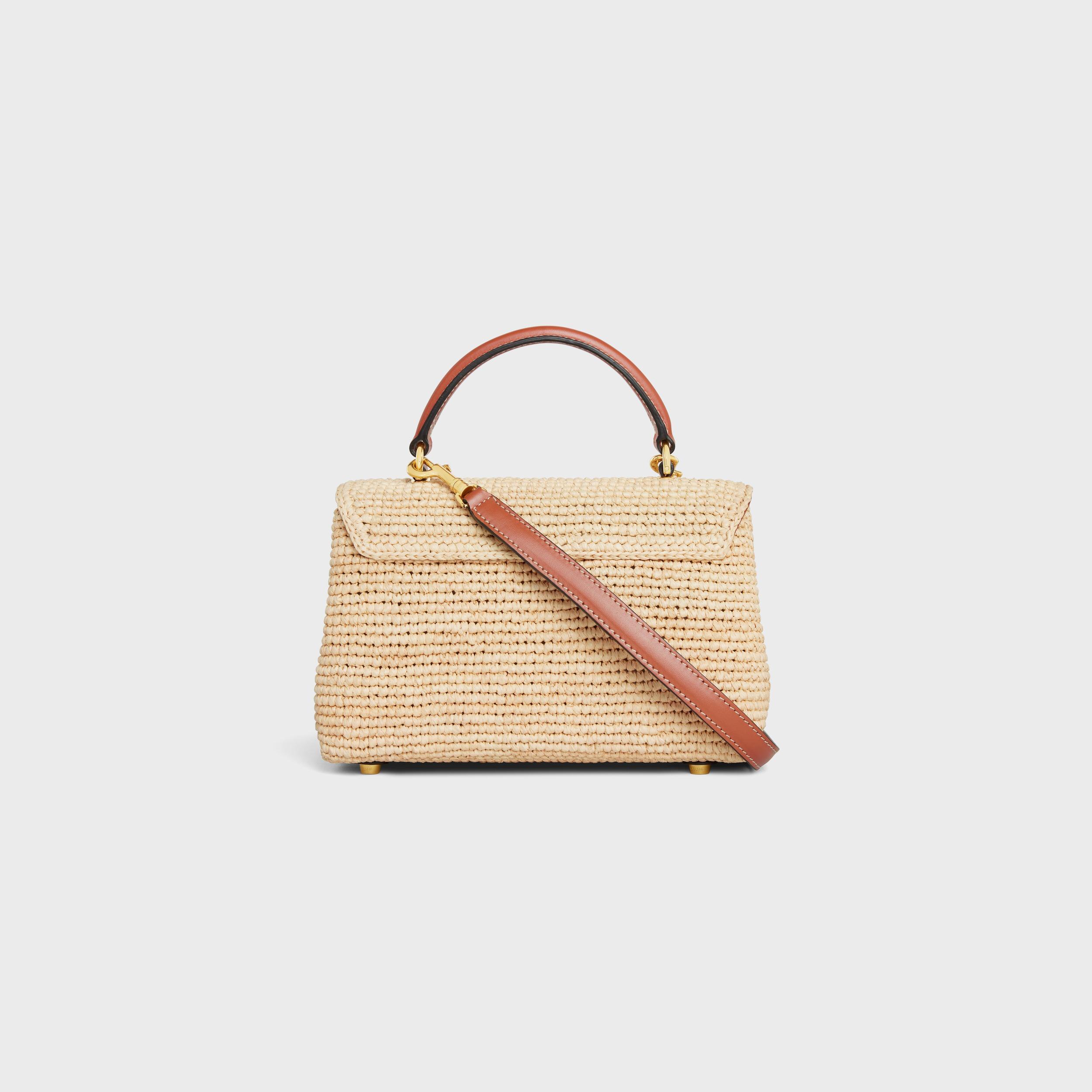 TEEN NINO BAG IN Raffia and calfskin Product Image