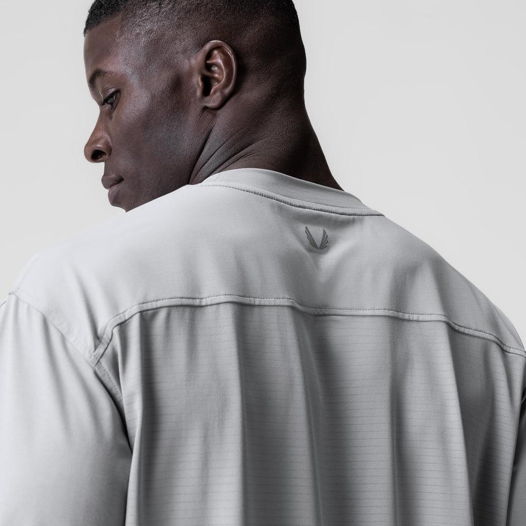 0841. 3D-Lite® 2.0 Lycra® 3/4-Sleeve Oversized Tee - Slate Grey "OTWR" Product Image