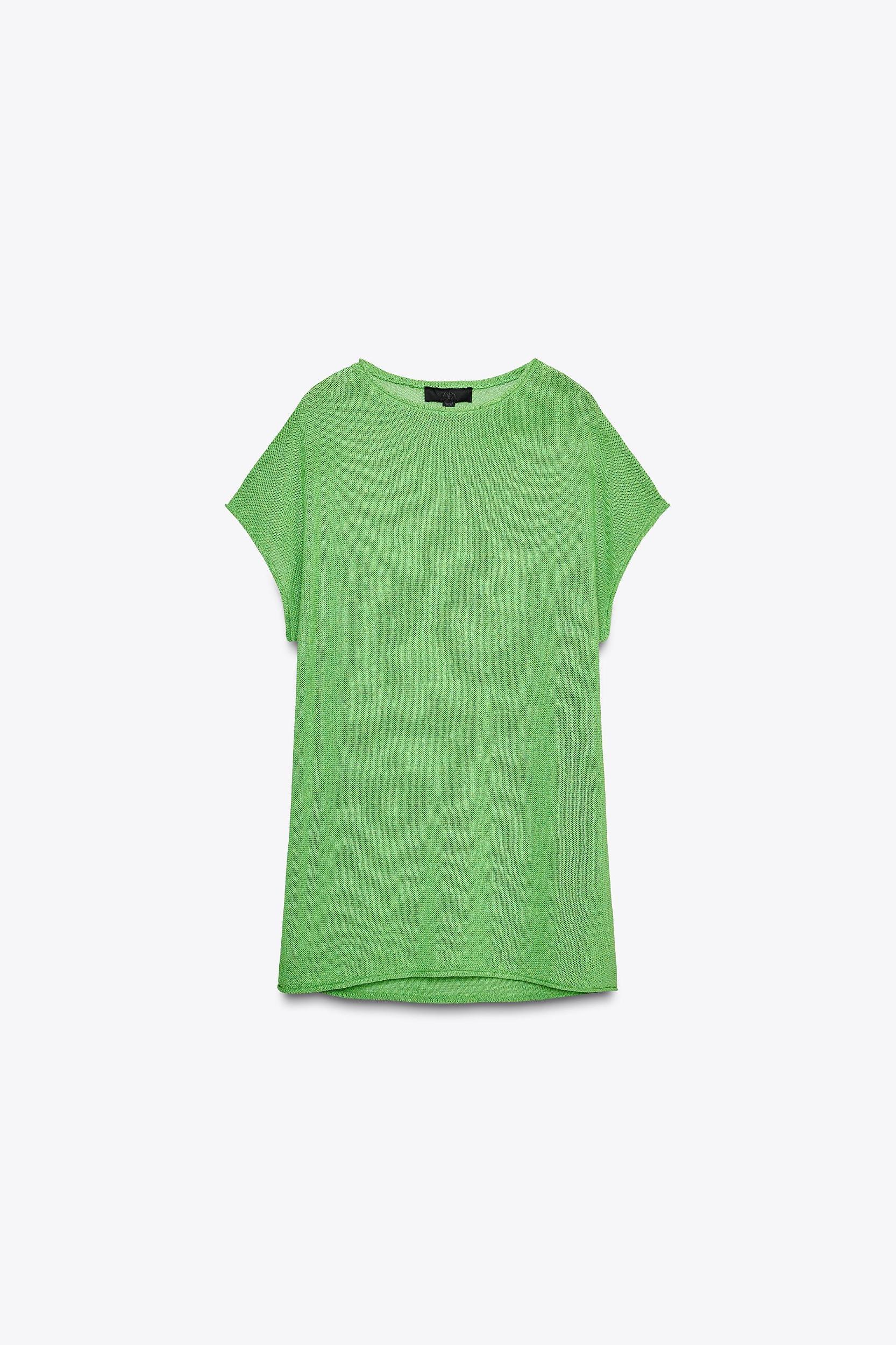 WIDE SLEEVE KNIT TOP Product Image