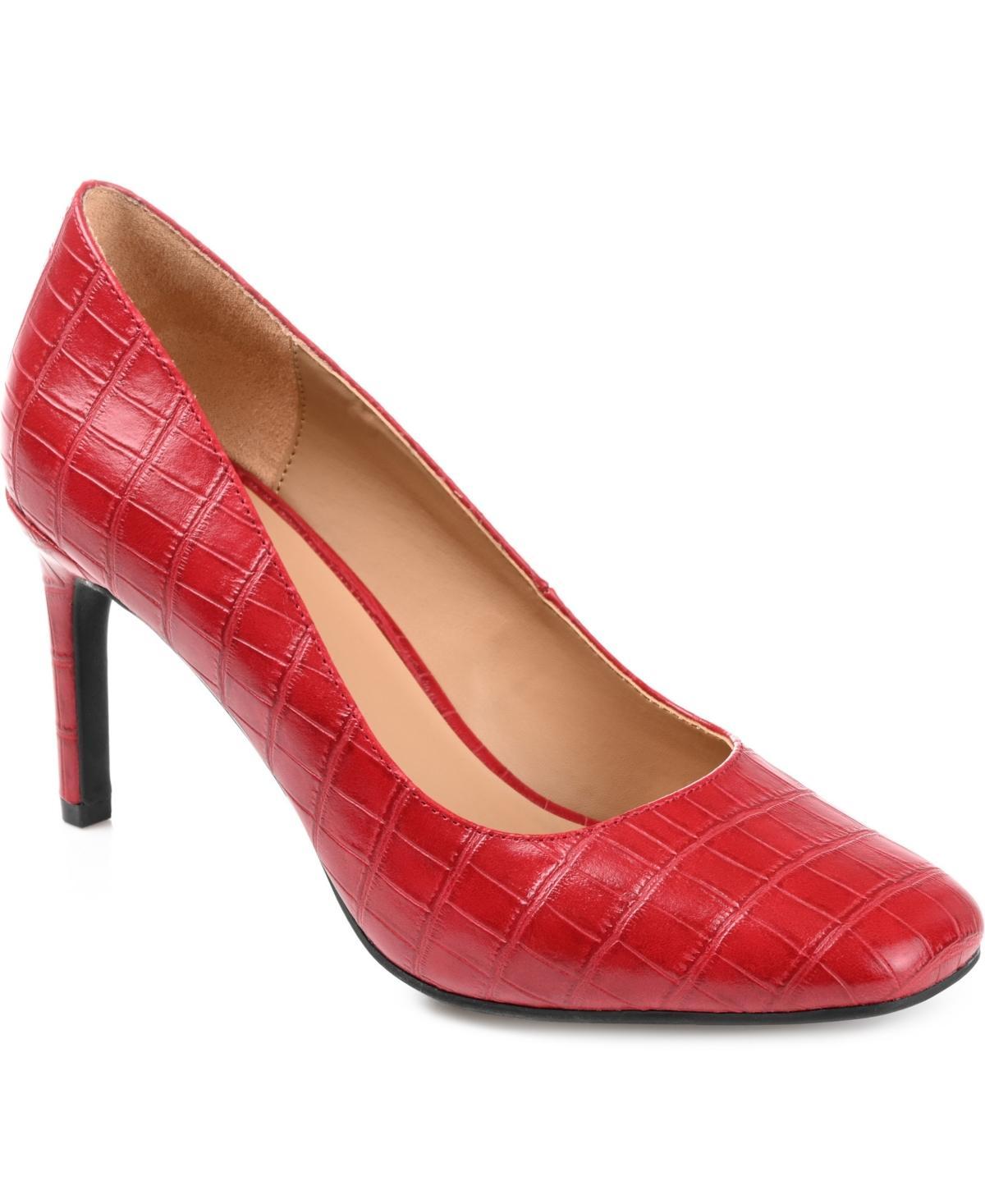 Journee Tru Comfort Foam™ Monalee Women's Pumps, Size: 6.5 Wide, Red Product Image