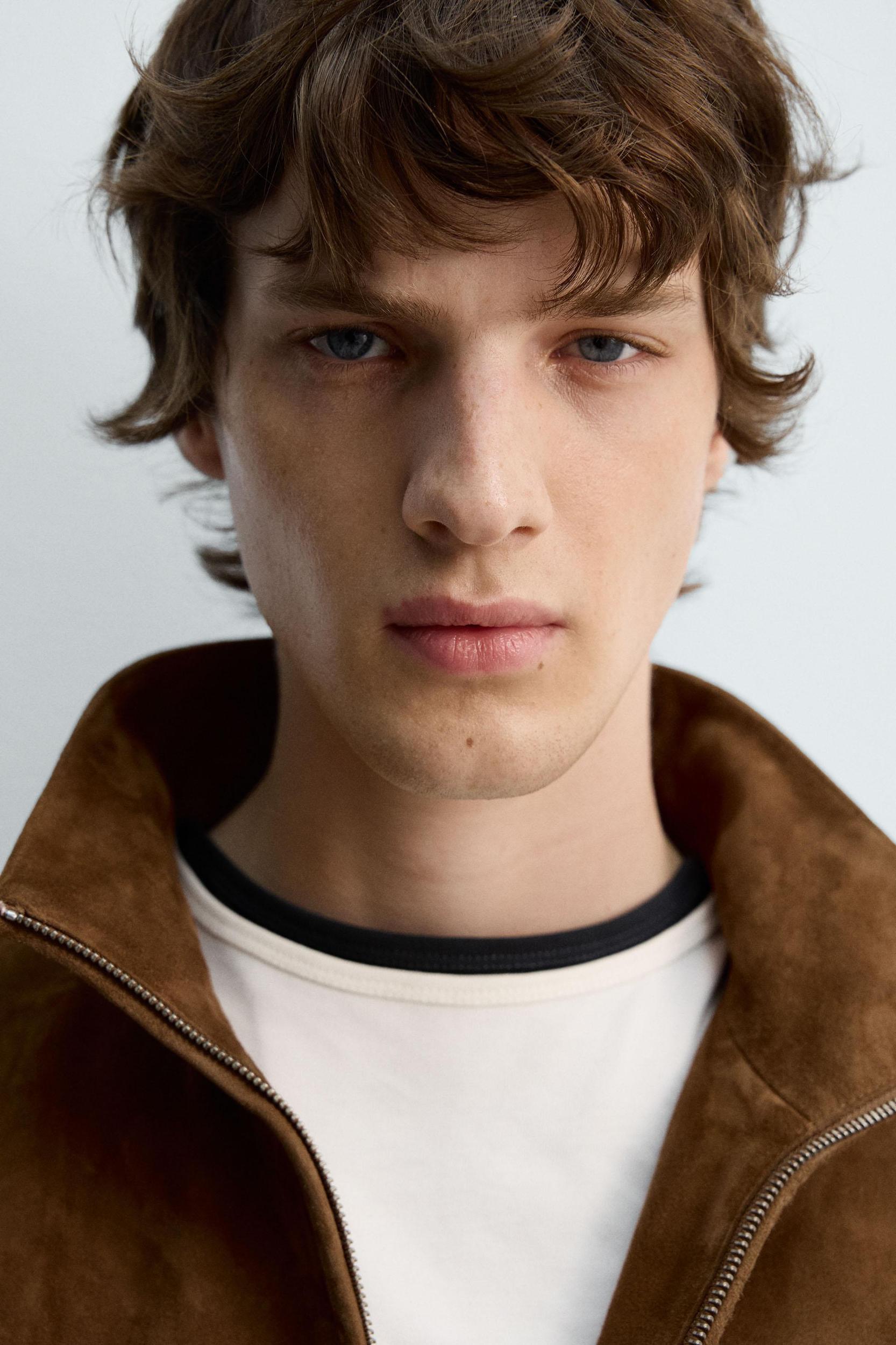 LIMITED EDITION COMBINATION LEATHER JACKET Product Image