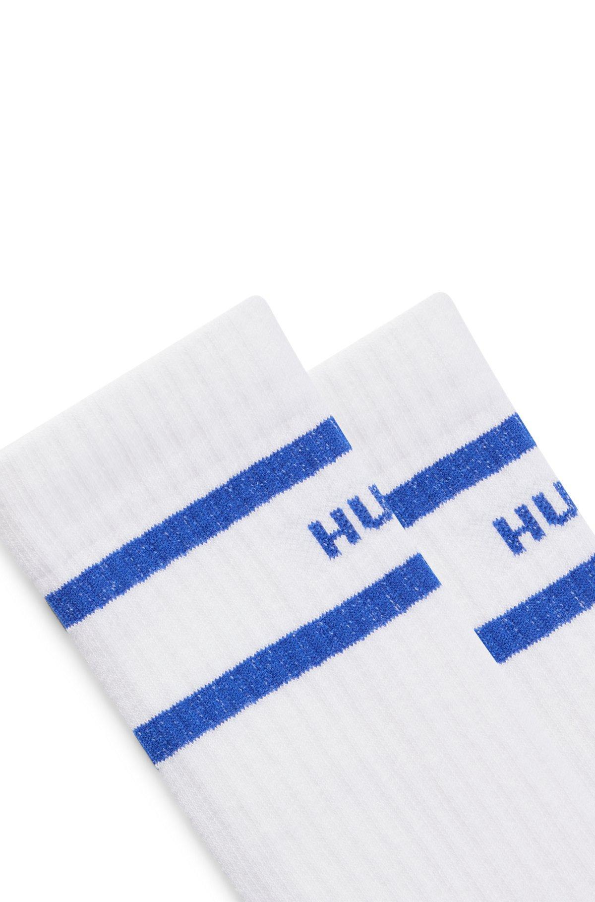Two-pack of knee-high socks with stripes Product Image