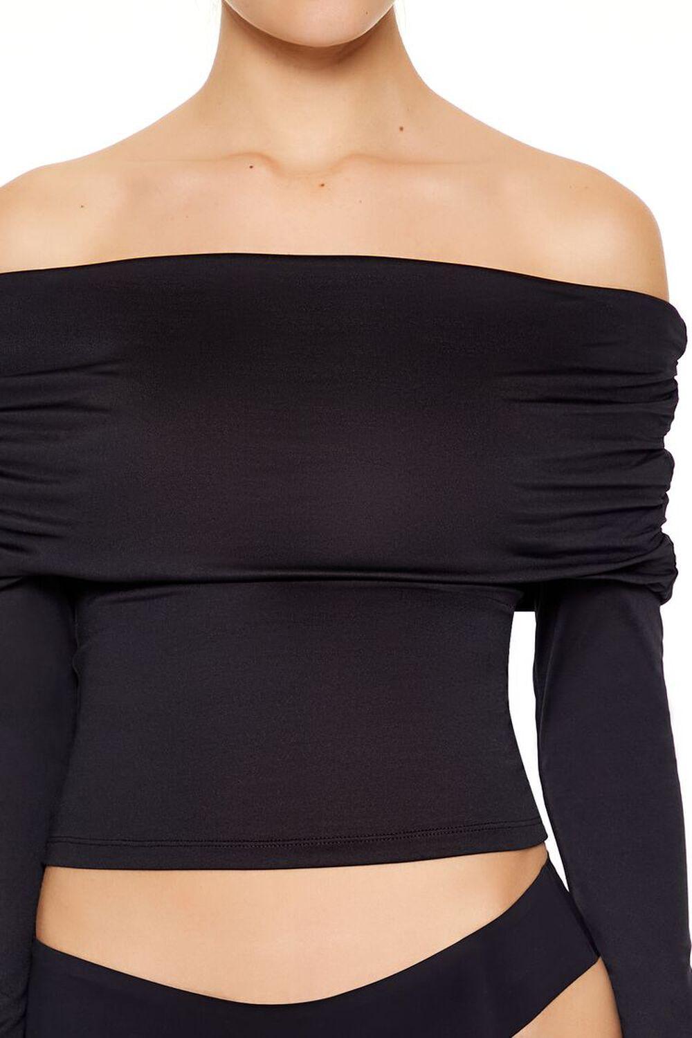 Contour Sculpt Off-the-Shoulder Top | Forever 21 Product Image