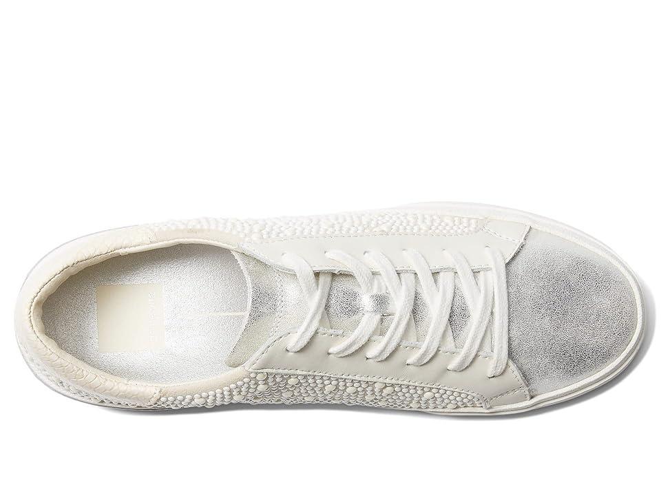 Dolce Vita Zina Pearl Leather Sneakers Product Image