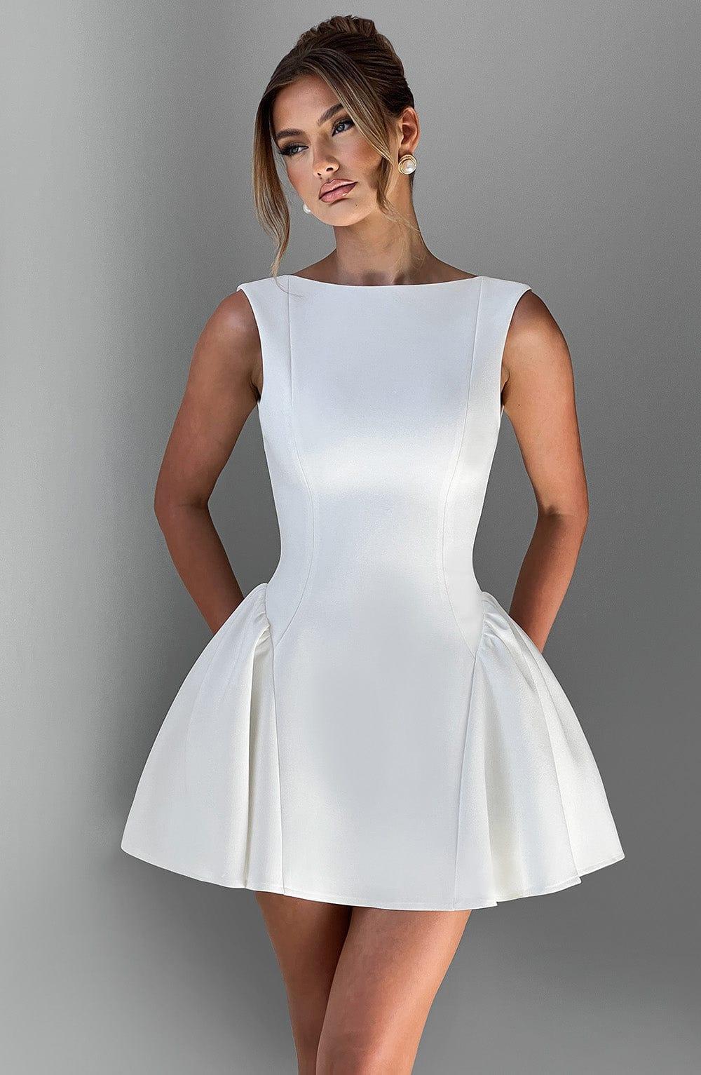 Yalina Mini Dress - Ivory Product Image