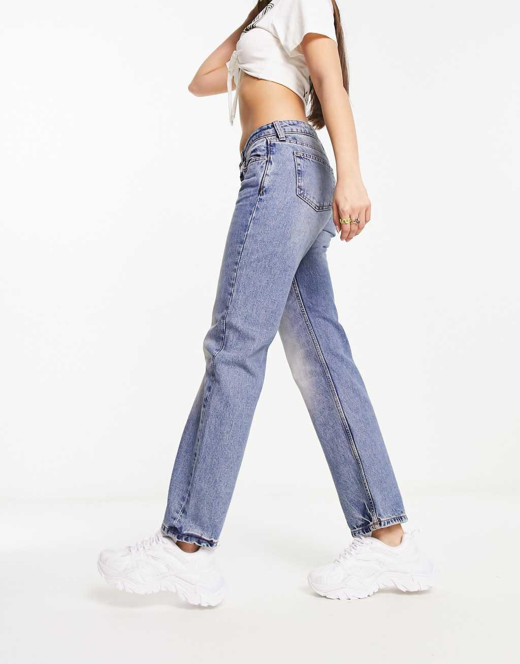 Weekday Arrow low rise straight leg jeans Product Image