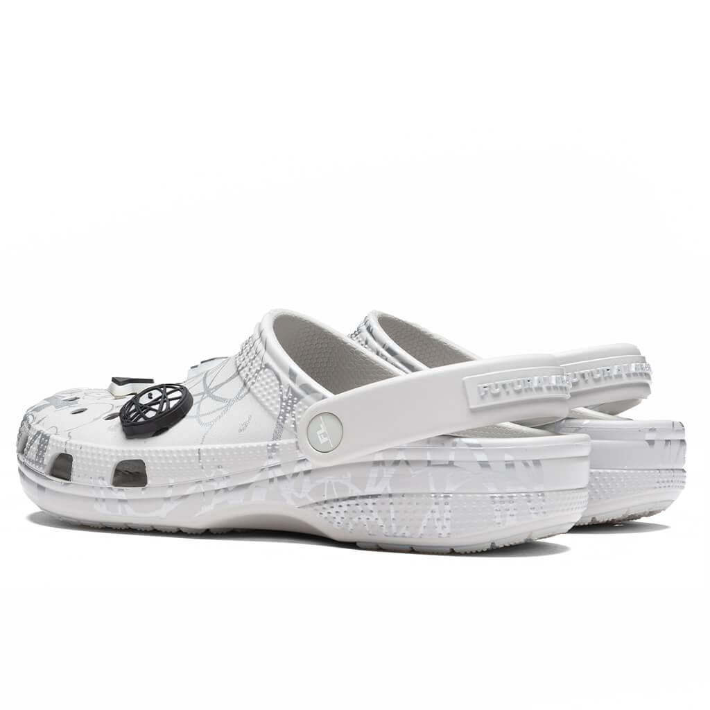 Crocs x The Futura Laboratories Classic Clog - Pearl White Male Product Image