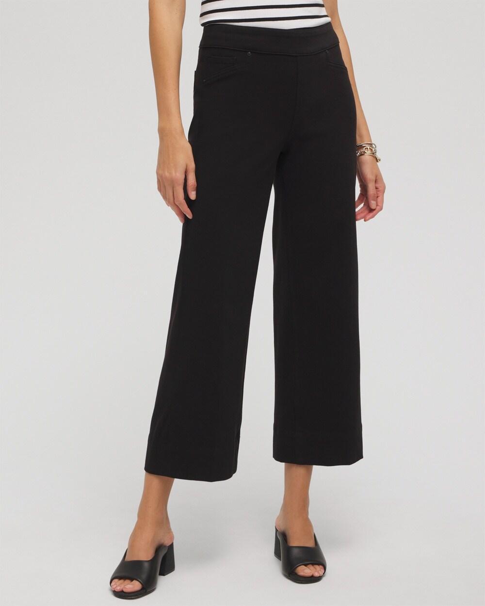 Poplin Cropped Pants Product Image