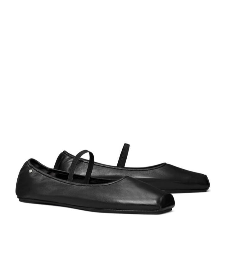 TORY BURCH Runway Ballerina Shoes In Black Product Image