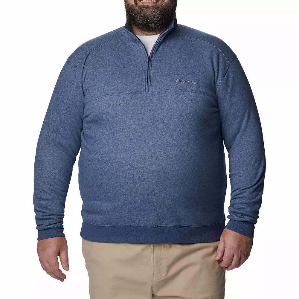 Big & Tall Columbia Hart Mountain Half-Zip Pullover, Men's, Size: 2XB, Carbon Grey Product Image