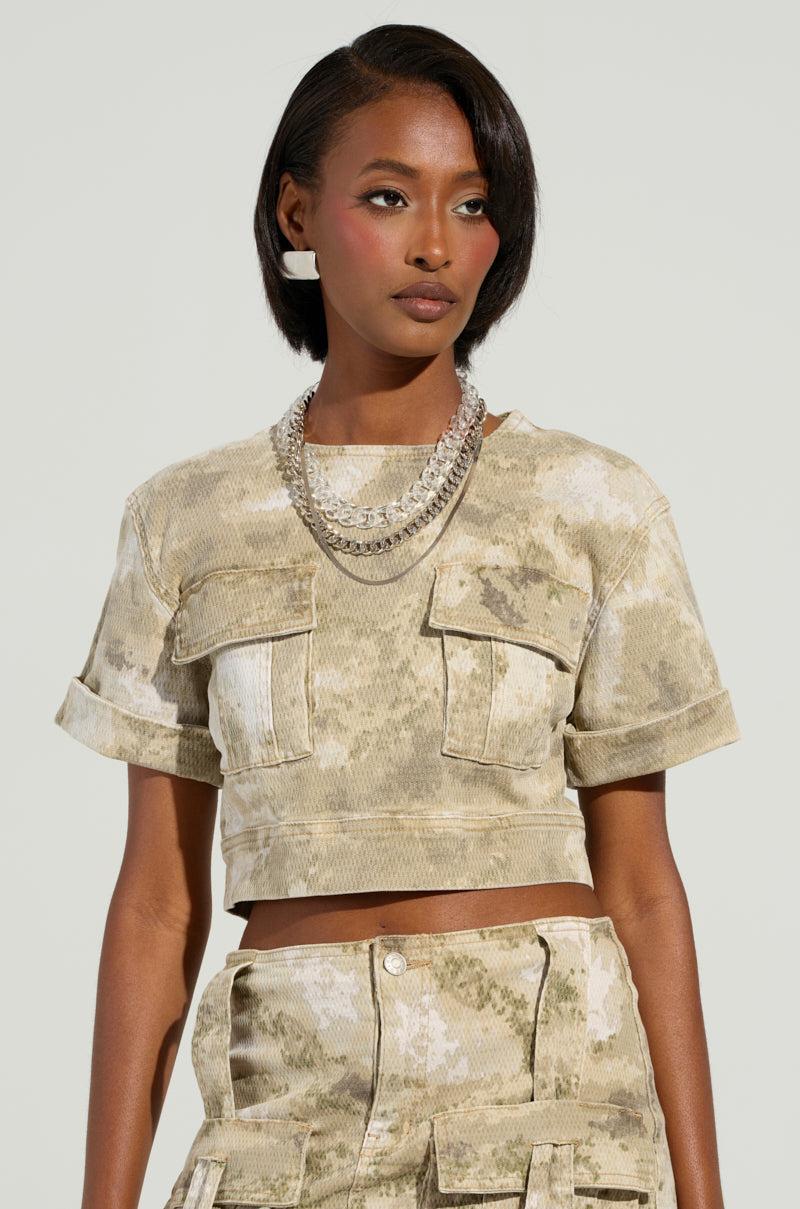 READY FOR WHATEVER CAMO SHORT SLEEVE SHIRT Product Image