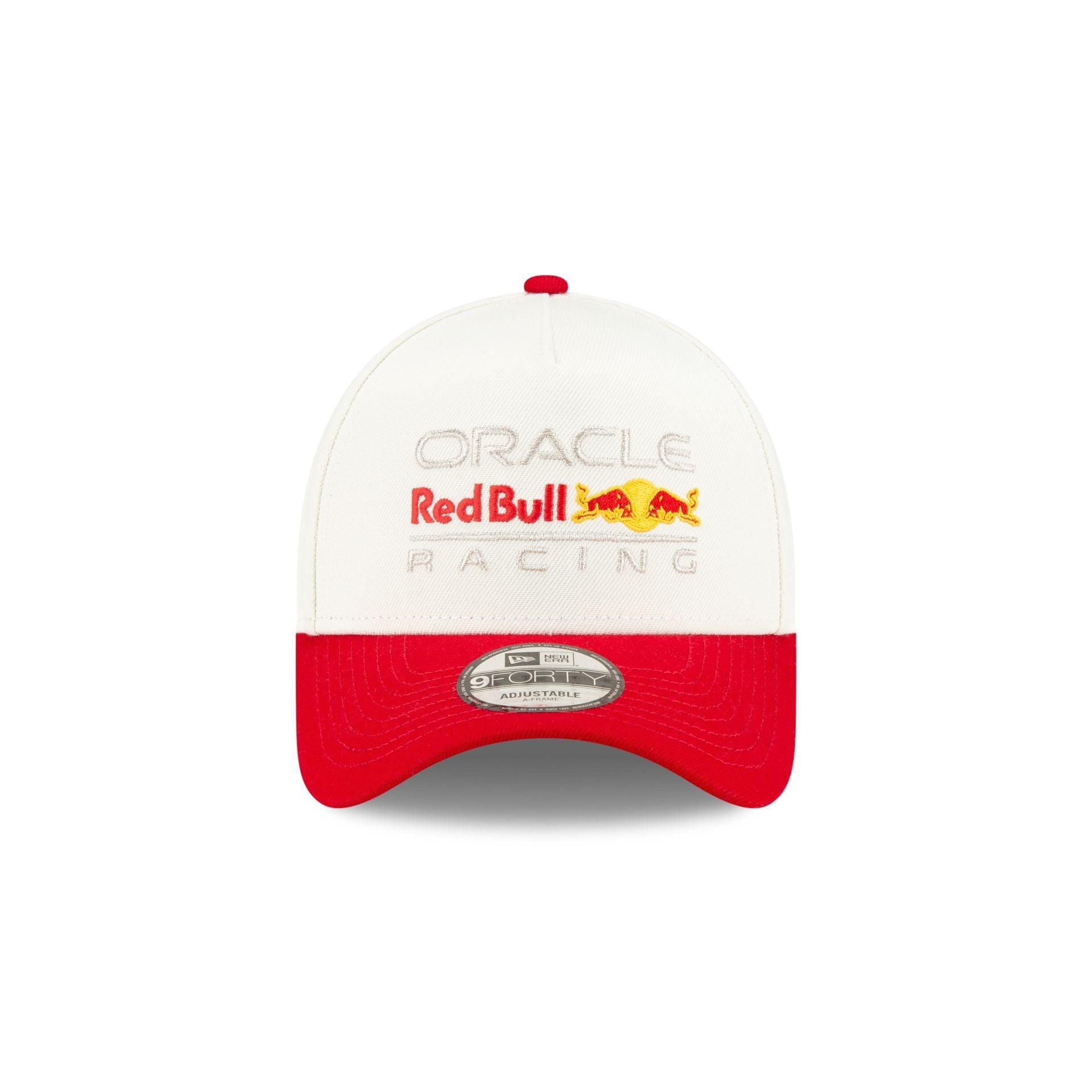 Oracle Red Bull Racing Essential White 9FORTY A-Frame Snapback Hat Male Product Image