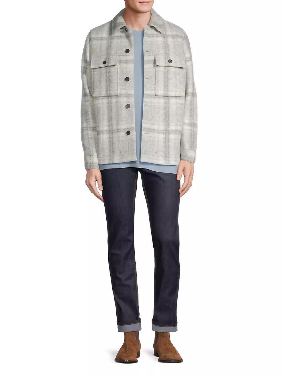 Wilas Plaid Wool-Blend Jacket Product Image