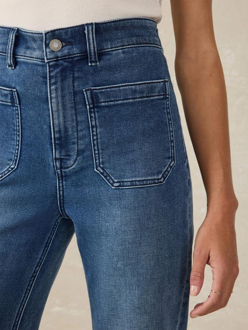 Stretch Terry Patch Pocket Pant - Riverton Wash Product Image