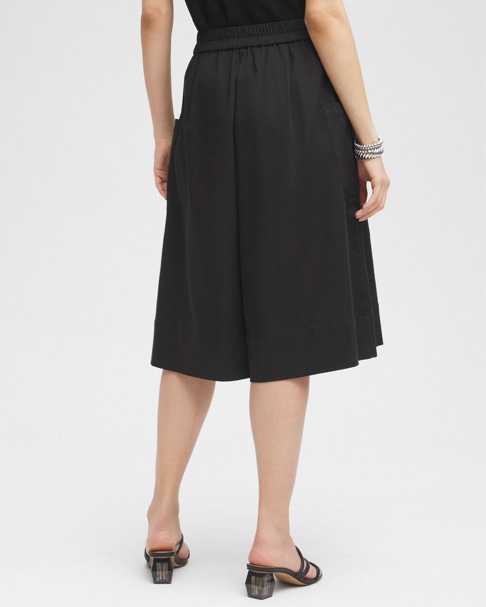 Black Label™ Pleated Culotte Skort Product Image