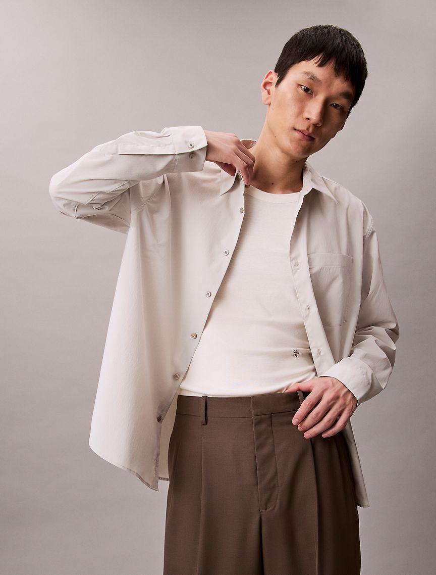 Tech Poplin Button-Down Shirt Product Image