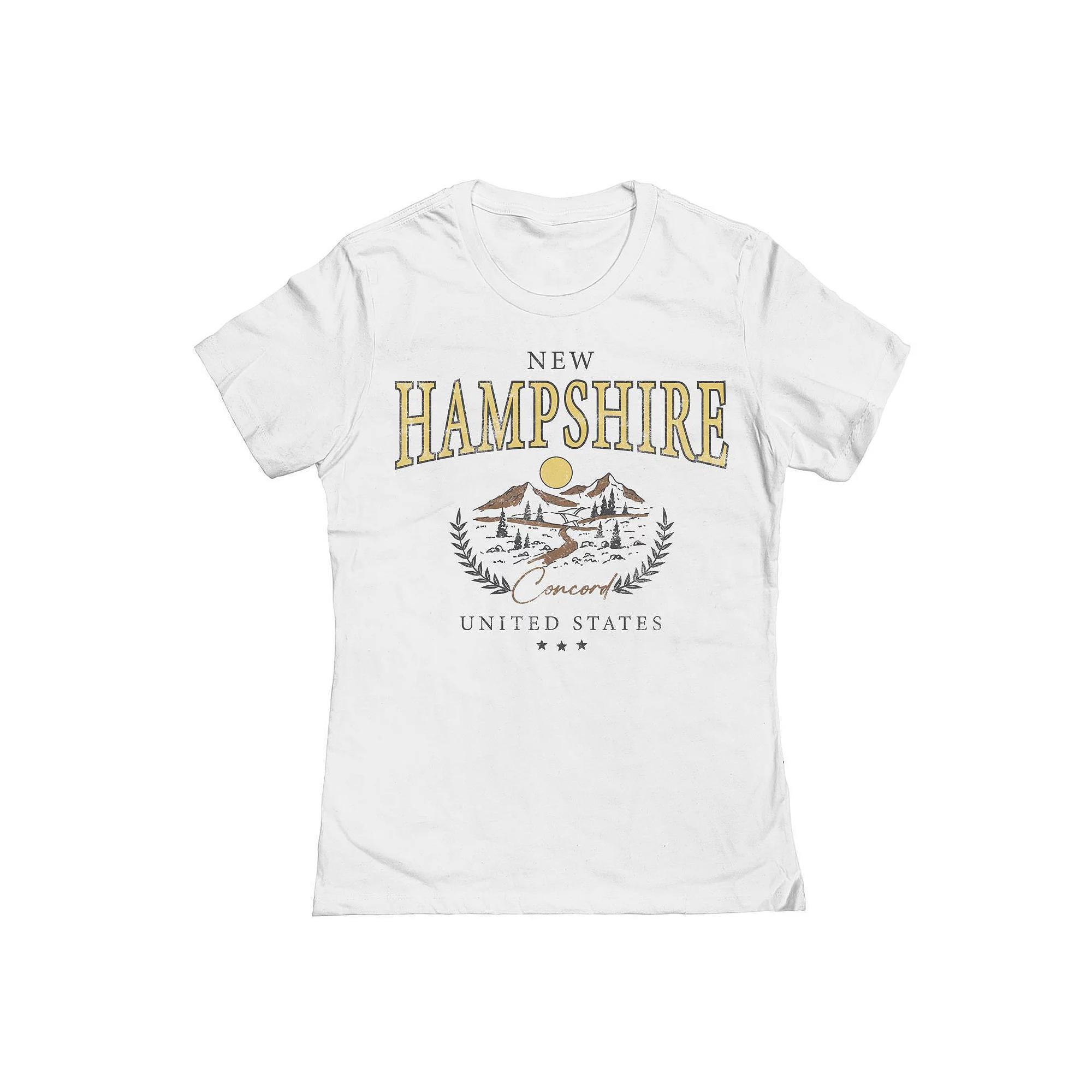 Junior's New Hampshire Graphic Tee, Girl's,  Product Image