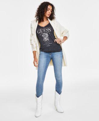 Guess 1981 High Rise Skinny Jeans Product Image