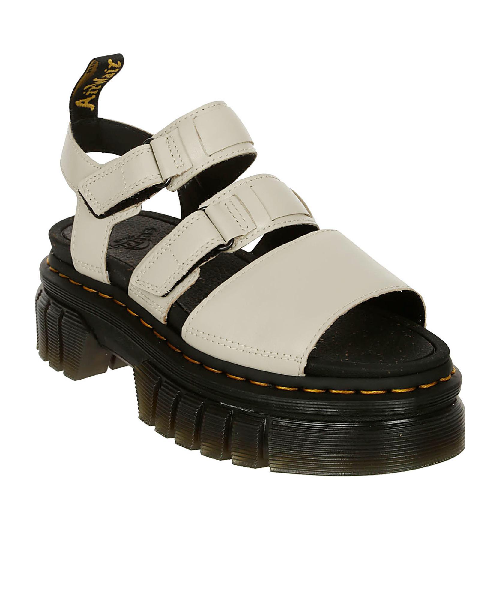 DR. MARTENS' Open-toed Flat Sandals In Black Product Image