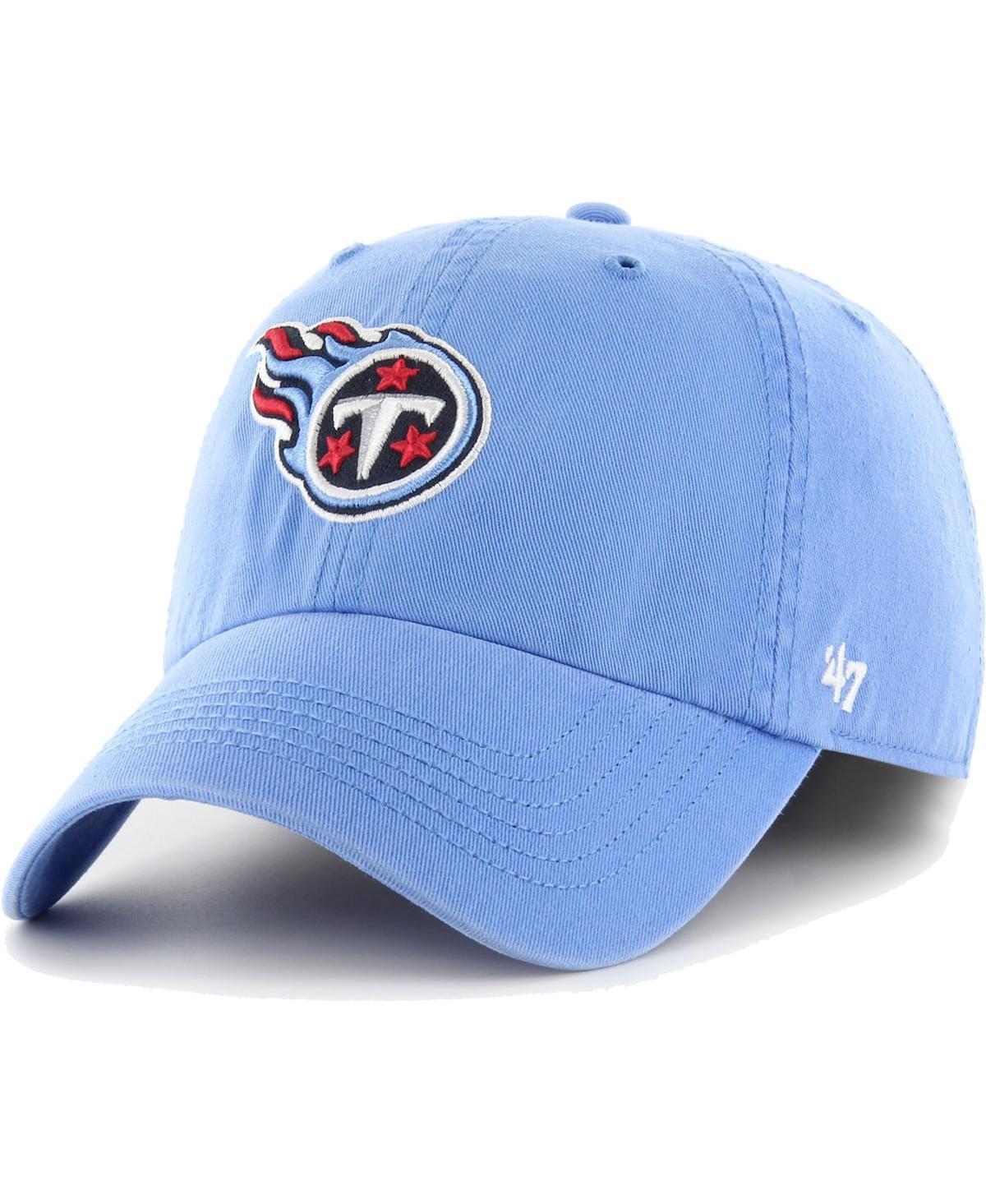 Mens 47 Brand Light Blue Tennessee Titans Franchise Logo Fitted Hat Product Image