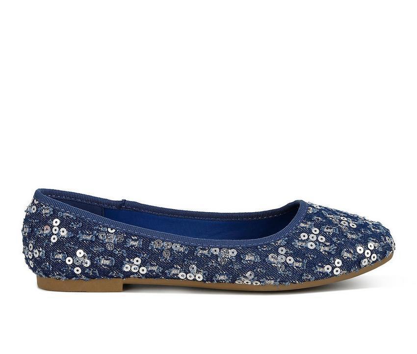 Women's London Rag Sujet Flats Product Image