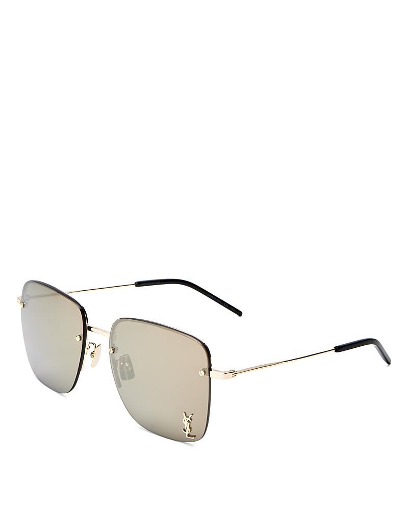 Womens 58MM Square Sunglasses Product Image