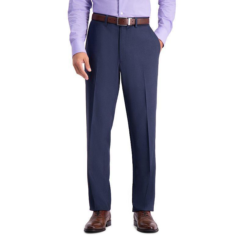 Mens Haggar Travel Performance Tailored-Fit Stretch Flat-Front Suit Pants Product Image